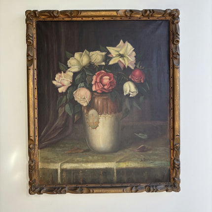 Timeless Still Life Oil Painting "Flower Vase" Classic Artwork Holland Art Shop
