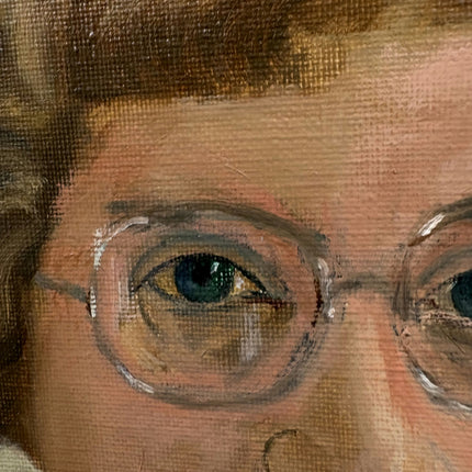Original Portrait Oil Painting "Elderly Woman" Classic Artwork Holland Art Shop
