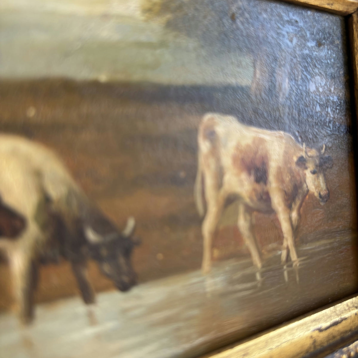 Handcrafted Animals Oil Painting 