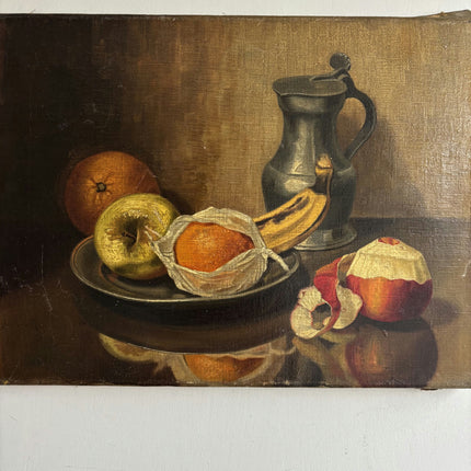 Traditional Still Life Oil Painting "Pewter Jug" Authentic Art Holland Art Shop
