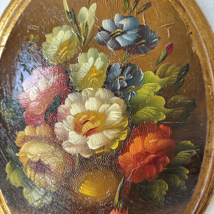 Figurative Oil Painting Flowery Still Life "Floral Arrangement" Small Artwork Holland Art Shop