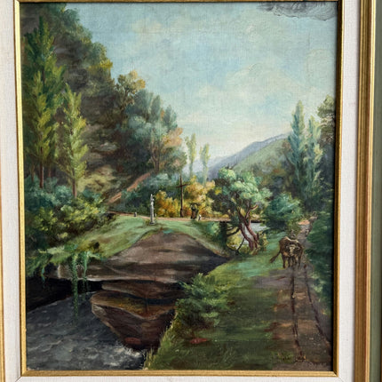 Elegant Scenery Oil Painting "Framed Landscape" Timeless Artwork Holland Art Shop
