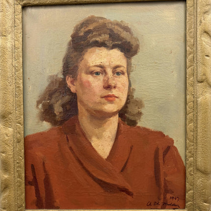 Classic Portrait Oil Painting "Seated Woman" Refined Artwork Holland Art Shop
