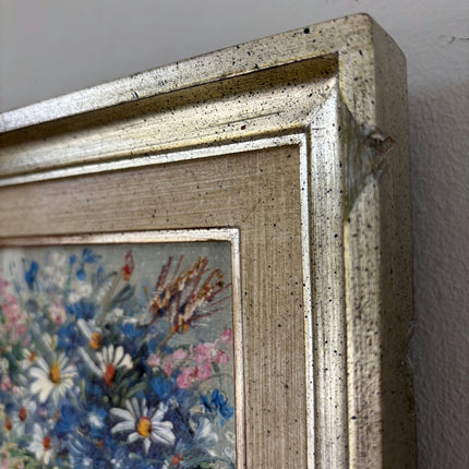 Striking Oil Painting Flowery Still Life "Flower Vase" Refined Small Artwork Holland Art Shop