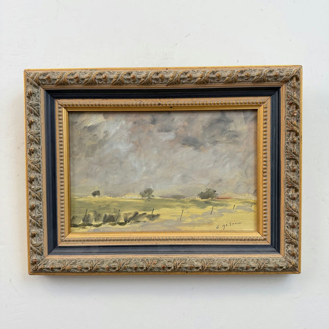 Traditional Landscape Oil Painting "Ornate Frame" Refined Small Artwork Holland Art Shop