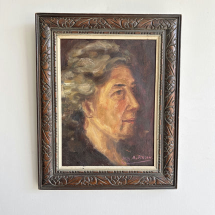 Traditional Portrait Oil Painting "Elderly Man" Expressive Small Artwork Holland Art Shop