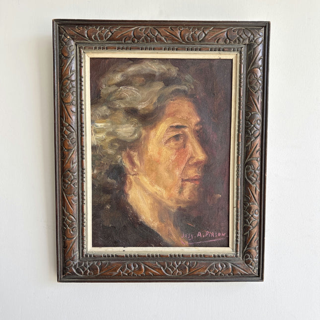 Traditional Portrait Oil Painting "Elderly Man" Expressive Small Artwork Holland Art Shop