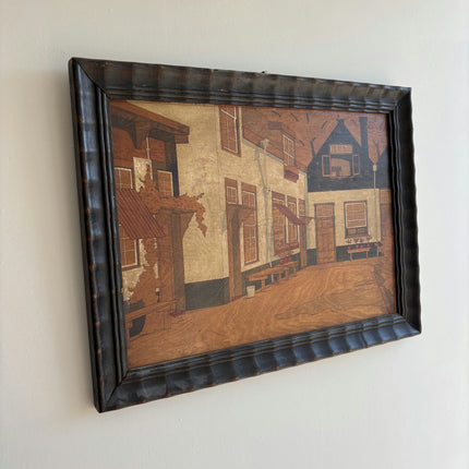 Classic Cityscape Oil Painting "Framed Painting" Handcrafted Artwork Holland Art Shop