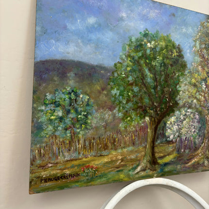 Handcrafted Landscape Oil Painting "Old Oak" Expressive Artwork Holland Art Shop