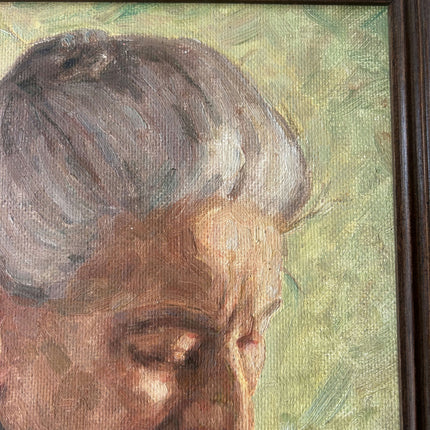 Timeless Portrait Oil Painting "Elderly Man" Elegant Small Artwork Holland Art Shop