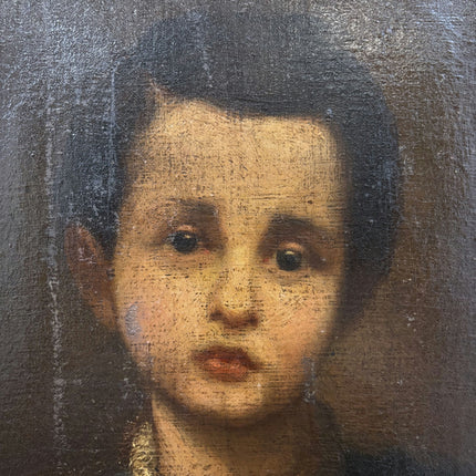 19th Century Antique Portrait Oil Painting "Gilded Frame" Art Holland Art Shop