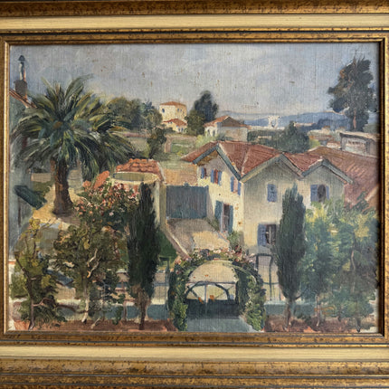 Timeless Cityscape Oil Painting "Palm Tree" Classic Art Holland Art Shop