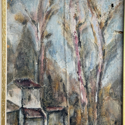 Authentic Landscape Oil Painting "Gilded Frame" Elegant Small Art Holland Art Shop