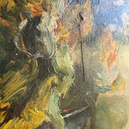 Expressive Floral Still Life Oil Painting "Flower Vase" Elegant Small Artwork Holland Art Shop