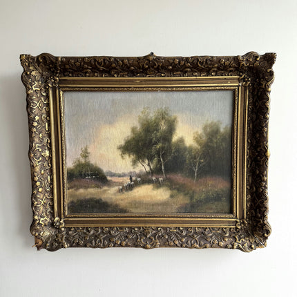 Detailed Landscape Oil Painting "Gilded Frame" Classic Art Holland Art Shop