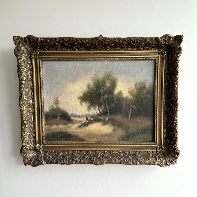 Detailed Landscape Oil Painting "Gilded Frame" Classic Art Holland Art Shop