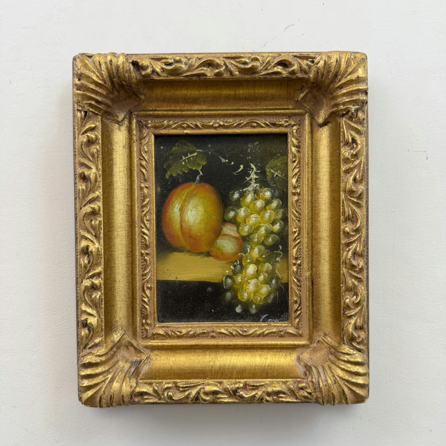 Rustic Still Life Oil Painting "Painted Surface" Detailed Small Artwork Holland Art Shop