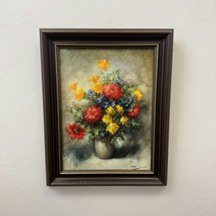 Elegant Floral Still Life Oil Painting "Flower Vase" Classic Artwork Holland Art Shop