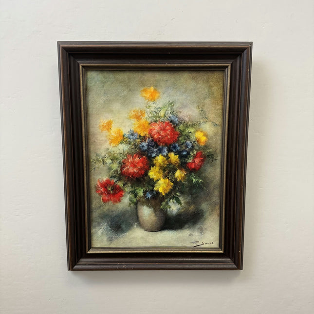 Elegant Floral Still Life Oil Painting "Flower Vase" Classic Artwork Holland Art Shop