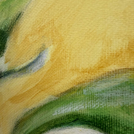 Refined Floral Still Life Oil Painting "Calla Lily" Rustic Art Holland Art Shop