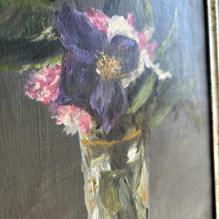 Authentic Floral Still Life Oil Painting "Flower Vase" Traditional Art Holland Art Shop