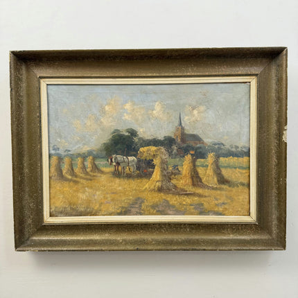 Elegant Scenery Oil Painting "Cracked Paint" Classic Large Art Holland Art Shop