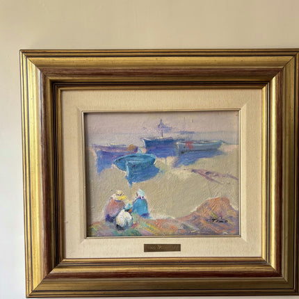 Classic Seascape Oil Painting "Framed Painting" Rustic Art Holland Art Shop