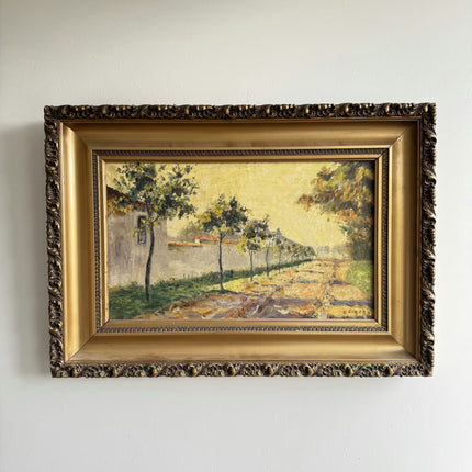Handcrafted Landscape Oil Painting "Ornate Frame" Traditional Artwork Holland Art Shop