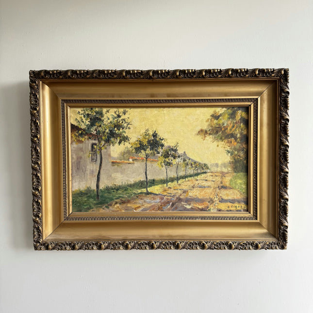 Handcrafted Landscape Oil Painting "Ornate Frame" Traditional Artwork Holland Art Shop