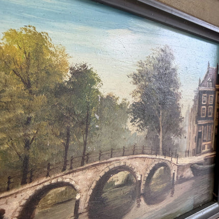 Classic Cityscape Oil Painting "Ornate Frame" Original Artwork Holland Art Shop
