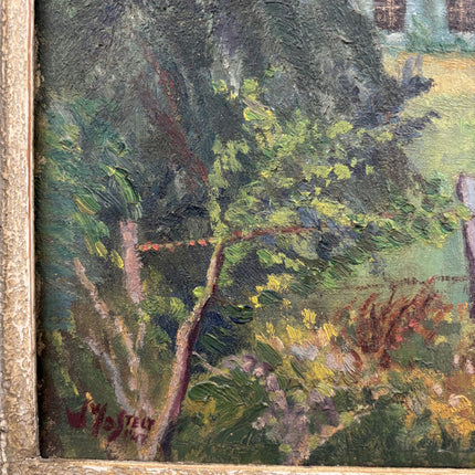 Traditional Landscape Oil Painting "Garden Path" Authentic Art Holland Art Shop