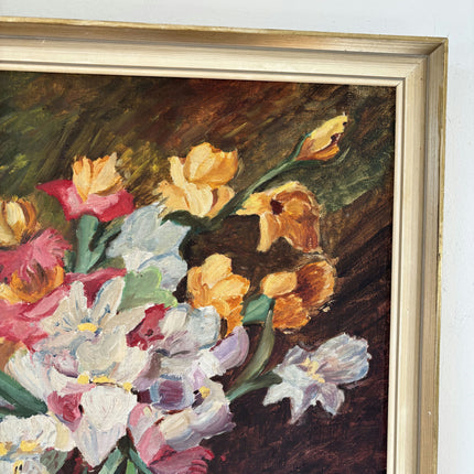 Handcrafted Oil Painting Still Life "Vase Of Flowers" Expressive Medium Artwork Holland Art Shop