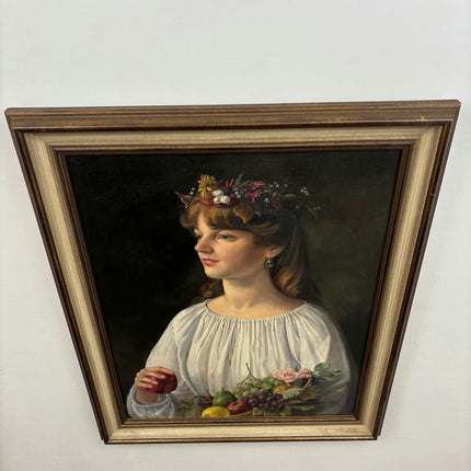 Classic Portrait Oil Painting "Lemon Peel" Authentic Large Art Holland Art Shop