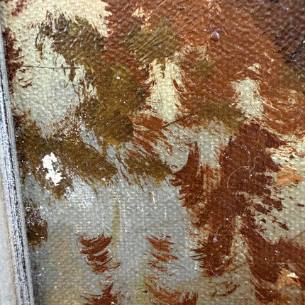 Handcrafted Landscape Oil Painting "Autumn Trees" Expressive Artwork Holland Art Shop