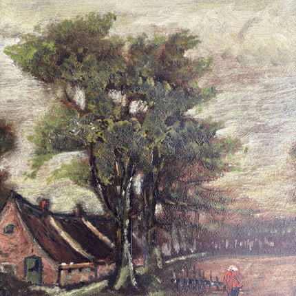 Timeless Landscape Oil Painting "Tall Tree" Refined Artwork Holland Art Shop