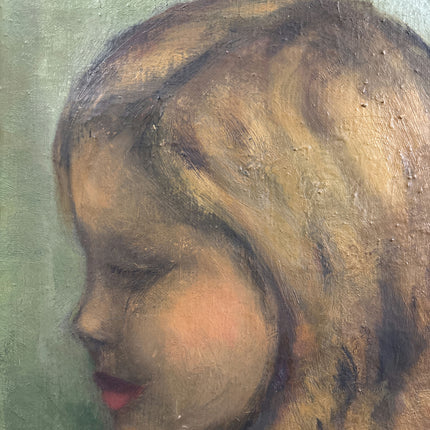 Classic Portrait Oil Painting "Blonde Woman" Timeless Art Holland Art Shop