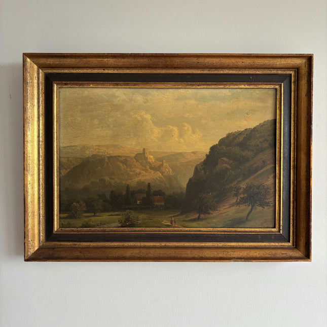 19th Century Antique Scenery Oil Painting "Framed Painting" Artwork Holland Art Shop