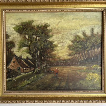 Timeless Landscape Oil Painting "Tall Tree" Refined Artwork Holland Art Shop