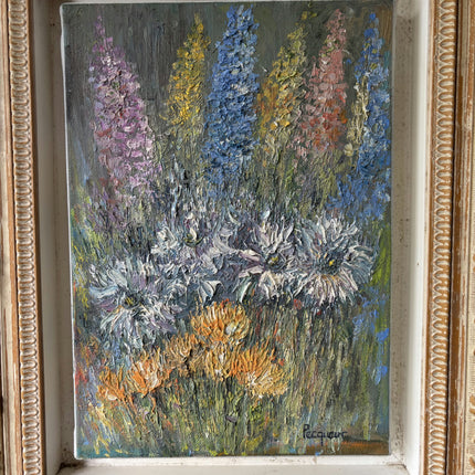 Detailed Floral Still Life Oil Painting "Framed Painting" Expressive Small Art Holland Art Shop