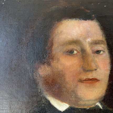 Classic Oil Painting Portrait "Dapper Gentleman" Traditional Belgique Artwork Holland Art Shop