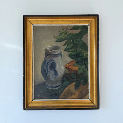 Timeless Still Life Oil Painting "Blue Pitcher" Classic Art Holland Art Shop