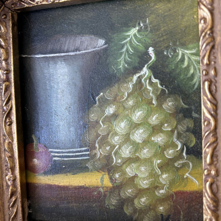 Elegant Still Life Oil Painting "Gilded Frame" Original Small Artwork Holland Art Shop