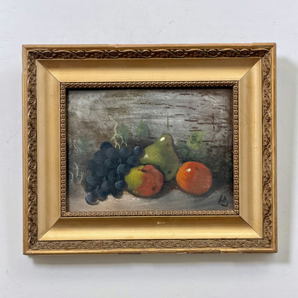 Detailed Still Life Oil Painting "Red Apple" Classic Small Art Holland Art Shop