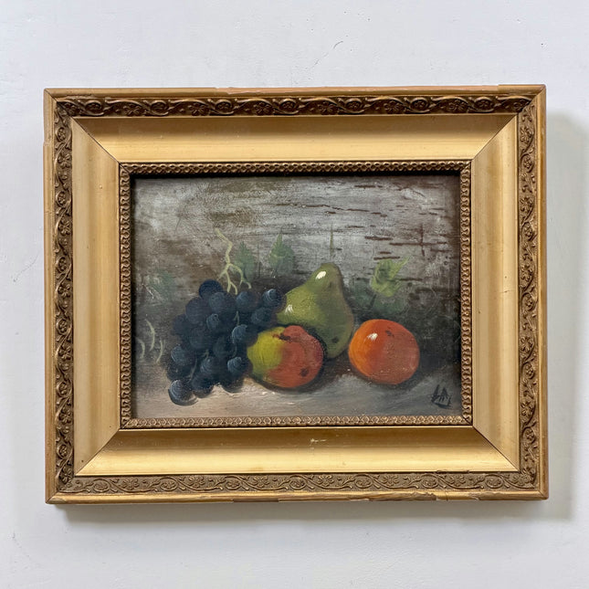 Detailed Still Life Oil Painting "Red Apple" Classic Small Art Holland Art Shop