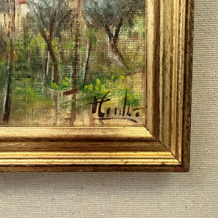 Handcrafted Landscape Oil Painting "Lone Tree" Elegant Small Art Holland Art Shop