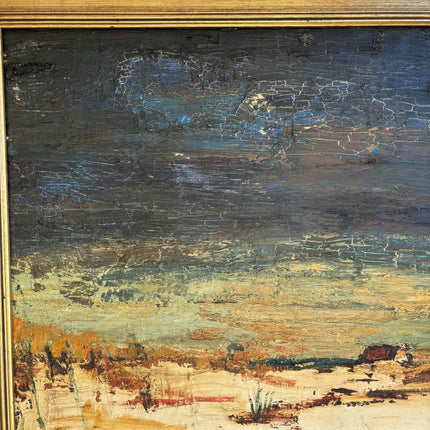 Timeless Winter Landscape Oil Painting "Gilded Frame" Classic Large Art Holland Art Shop