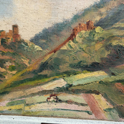 Handcrafted Landscape Oil Painting "Gold Frame" Traditional Artwork Holland Art Shop