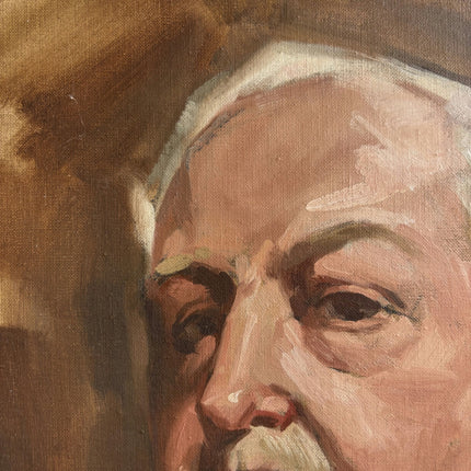 Traditional Portrait Oil Painting "Bearded Man" Detailed Artwork Holland Art Shop