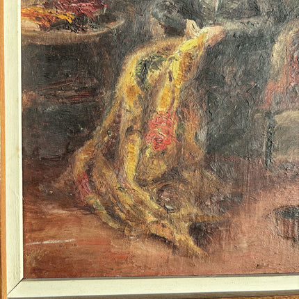 Authentic Figurative Oil Painting "Seated Woman" Original Art Holland Art Shop
