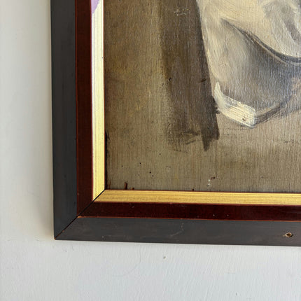Authentic Portrait Oil Painting "Male Head" Refined Artwork Holland Art Shop